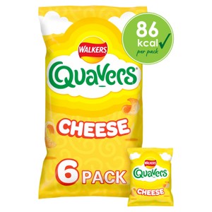 Walkers Quavers Cheese Multipack Snacks 6x16g