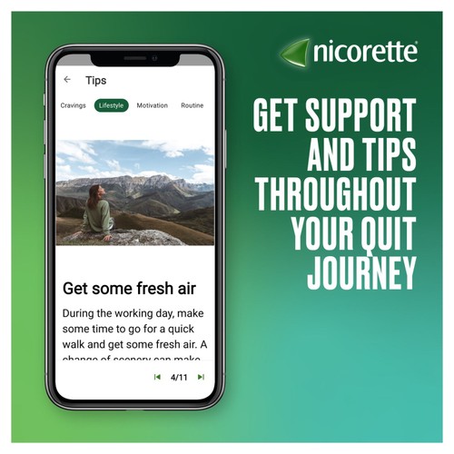 Nicorette Smart Track Single, Duo Pack, 150 Sprays x 2 (Stop Smoking Aid)