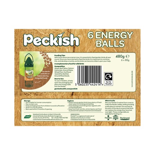 Peckish Natural Balance Wild Bird Energy Balls 