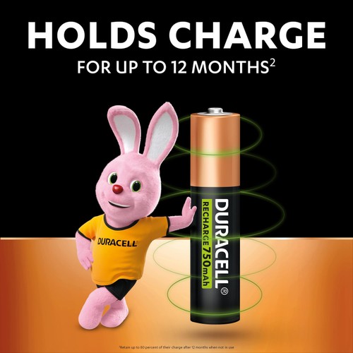 Duracell Recharge Plus AAA Rechargeable Batteries