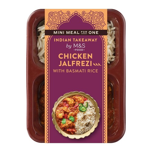 M&S Chicken Jalfrezi with Basmati Rice Serves 1