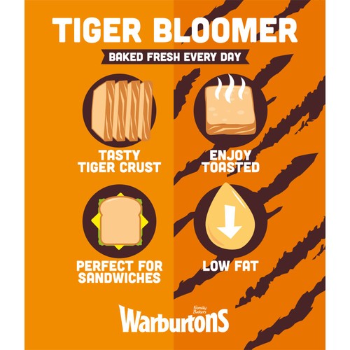 Warburtons Sliced Tiger White