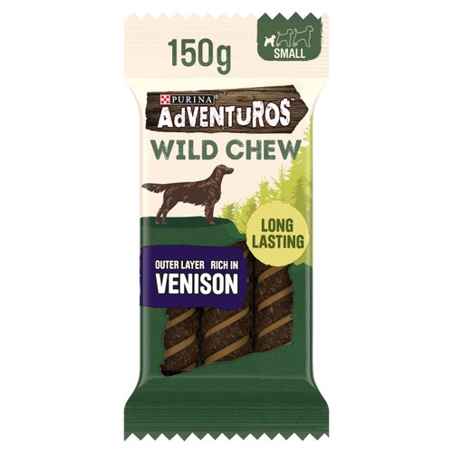 Adventuros Wild Chew Venison Small Dog Treats