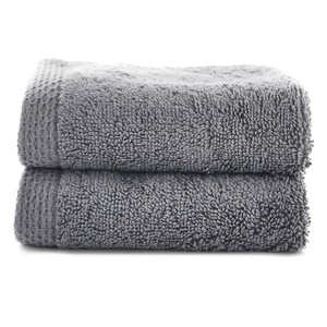 The Lyndon Company 100% Cotton Egyptian Spa Face Cloths, Charcoal