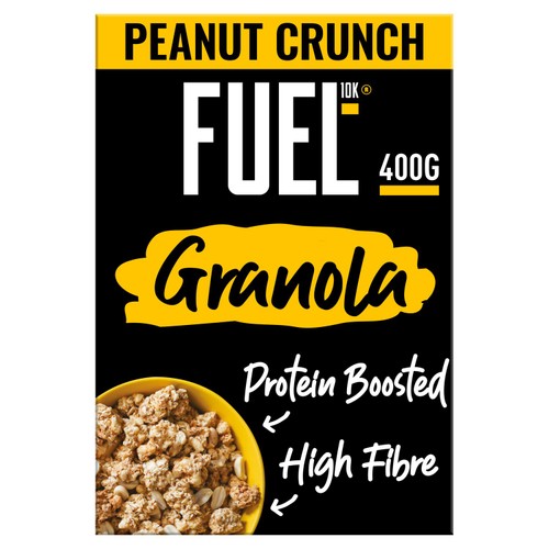 FUEL 10K Peanut Crunch Protein Granola Breakfast Cereal