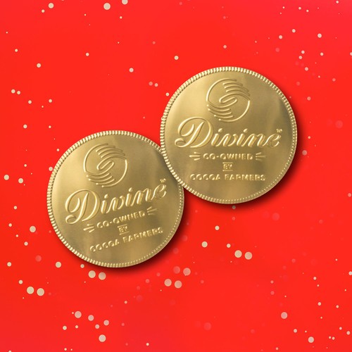Divine Milk Chocolate Giant Coin