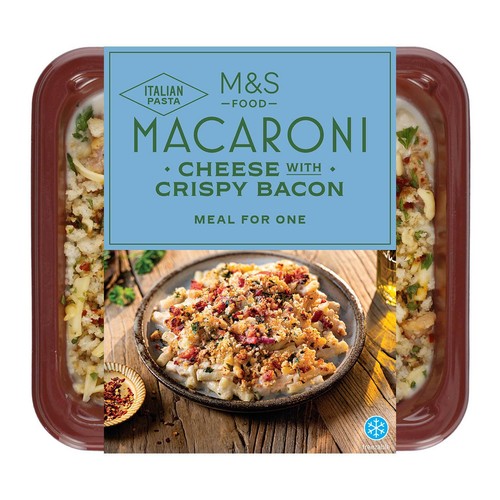 M&S Macaroni Cheese With Crispy Bacon Serves 1