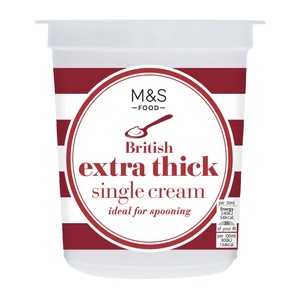 M&S British Extra Thick Single Cream