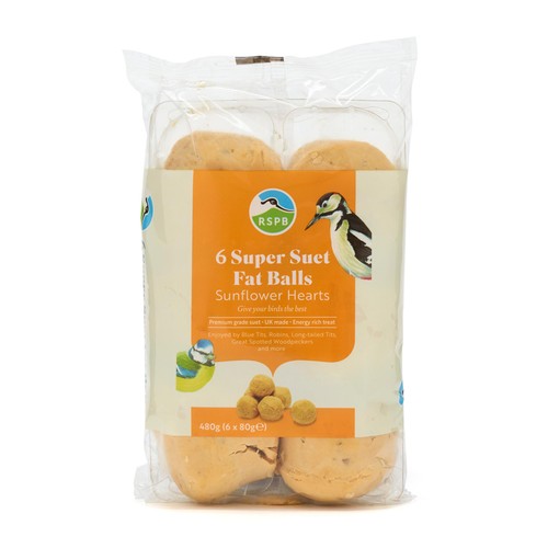 RSPB Super Fat Balls SF Hearts 6 Pack