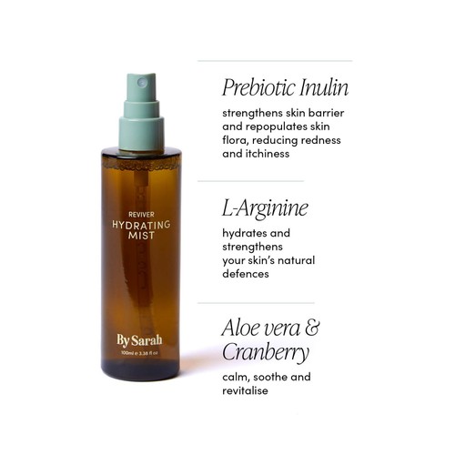 By Sarah Reviver Hydrating Mist Toner, Fragrance Free