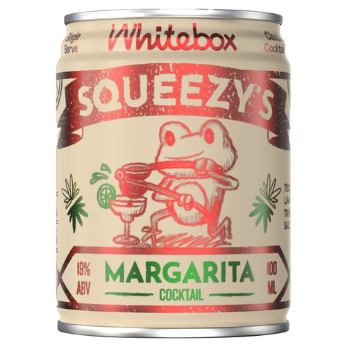 Whitebox Cocktails Squeezy's Margarita Cocktail Can