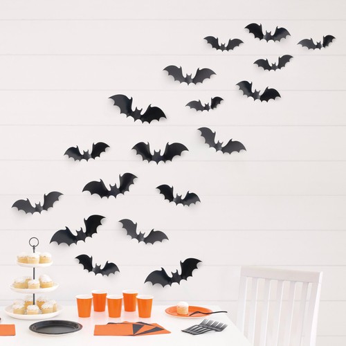 Flying Bat Halloween Wall Decorations Kit