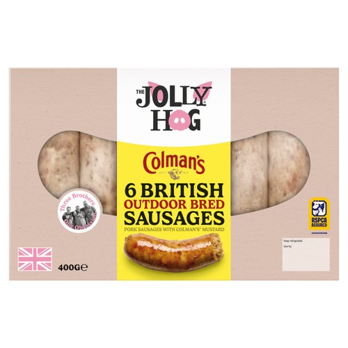 The Jolly Hog Pork & Colman's Mustard Sausages
