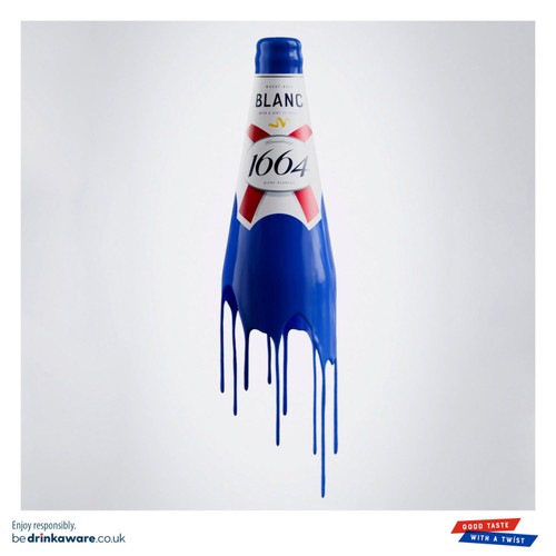 1664 Blanc Premium Lager Beer Bottles