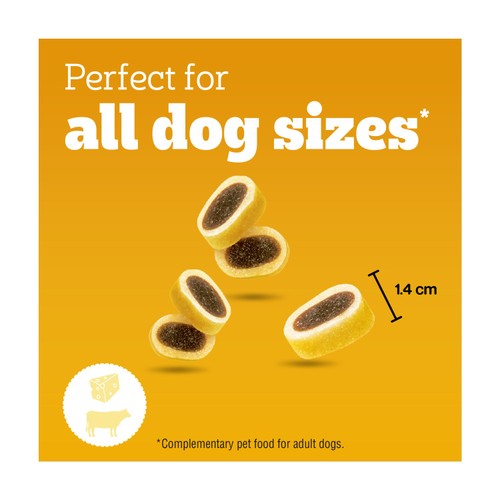 Pedigree Tasty Minis Cheese & Beef Nibbles Dog Treats