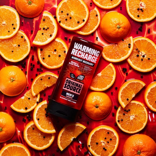 Original Source Mens Workout Recovery Warming Recharge Shower Gel