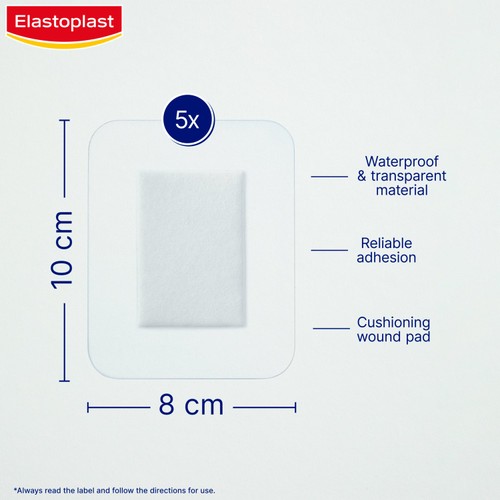 Elastoplast Waterproof Wound Pad Dressing XXL