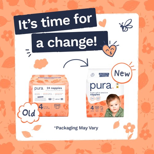 Pura Nappies Size 4 
