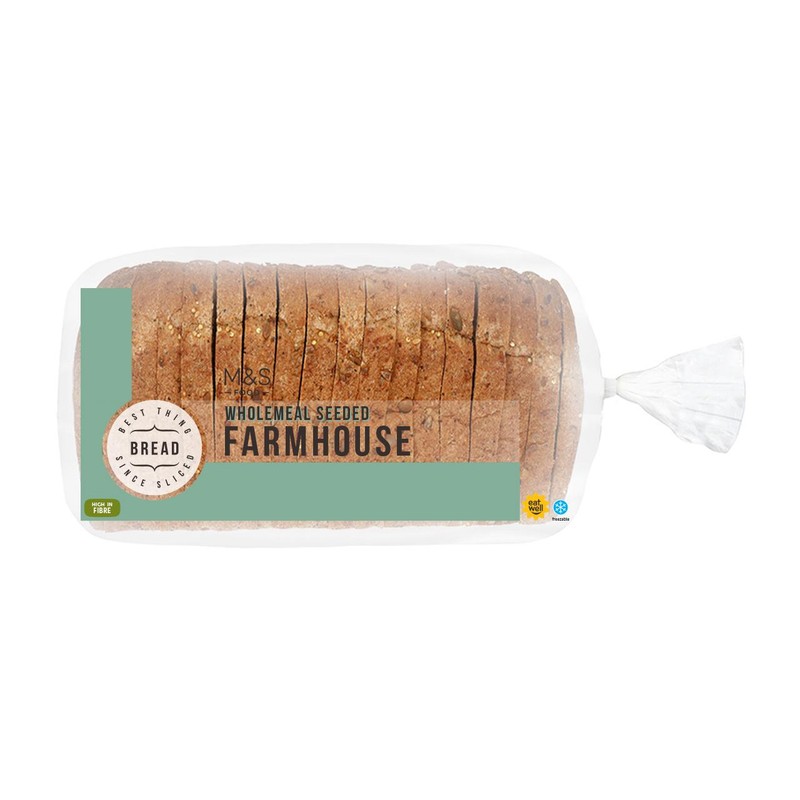 M&S Wholemeal Seeded Farmhouse Bread Loaf - Ocado