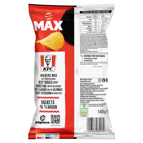 Walkers Max KFC Original Chicken