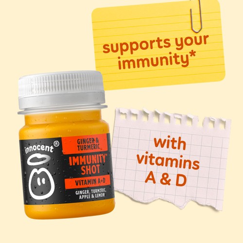 innocent Immunity, Ginger, Turmeric, Apple & Lemon Shot