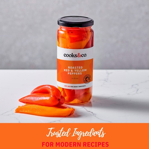Cooks&Co Roasted Red & Yellow Peppers