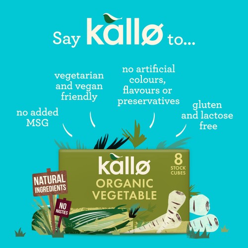 Kallo Organic Vegetable Stock Cubes