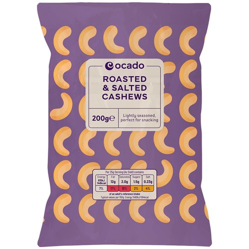 Ocado Roasted & Salted Cashews