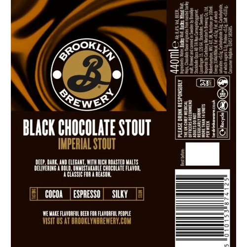 Brooklyn Black Chocolate Single