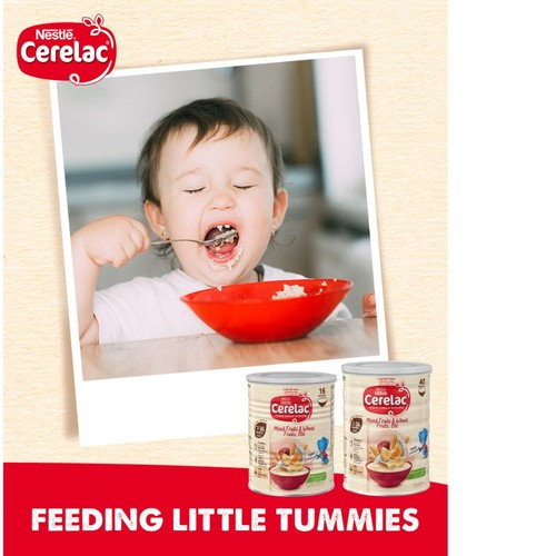 Cerelac Infant Cereals with Milk Mixed Fruits & Wheat 7+ Months 400g