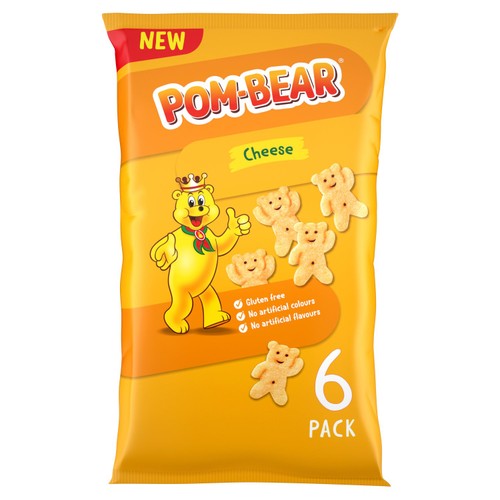 Pom-Bear Cheese Multipack Crisps