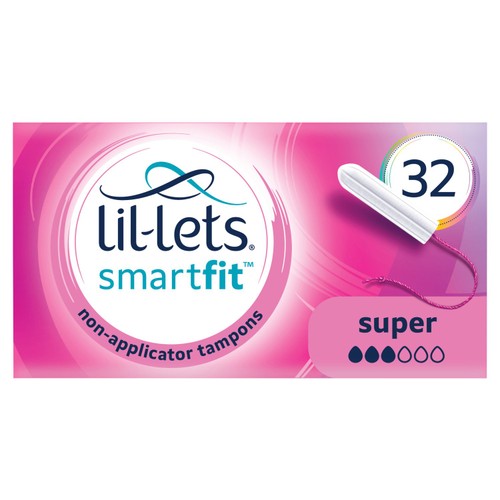 Lil-Lets Non-Applicator Tampons Super