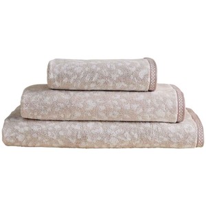 Linen Hand Towel, Leopard Print