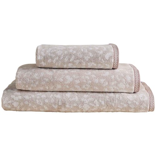 M&S Linen Hand Towel, Leopard Print
