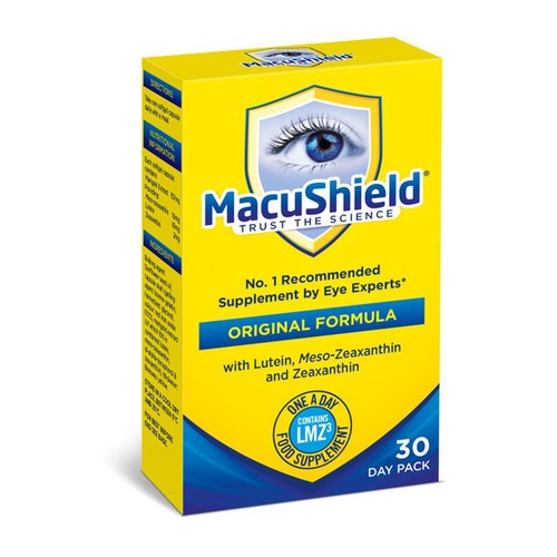 MacuShield Supplement by Eye Experts Original Formula Capsules 