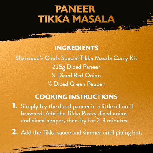Sharwood's Tikka Masala Indian Curry Sauce Kit