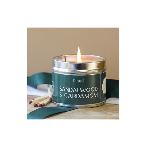 Pintail Candles Sandalwood & Cardamom Classic Tin Candle