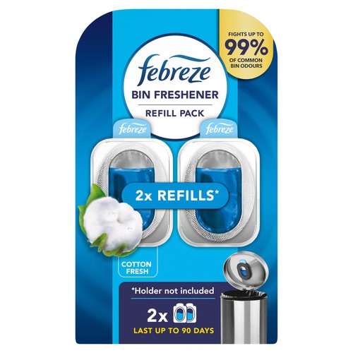 Febreze Bin Freshener Cotton Fresh 2 Refills