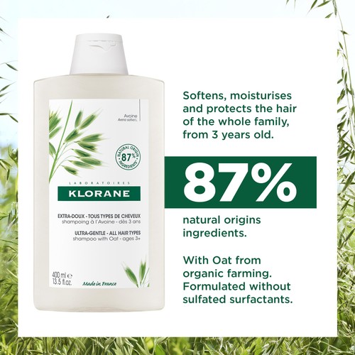Klorane Softening Shampoo with Oat Milk for the Whole Family