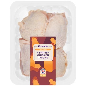 4 Free Range Chicken Thighs