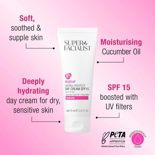Super Facialist Rose Hydrating Day Cream SPF15