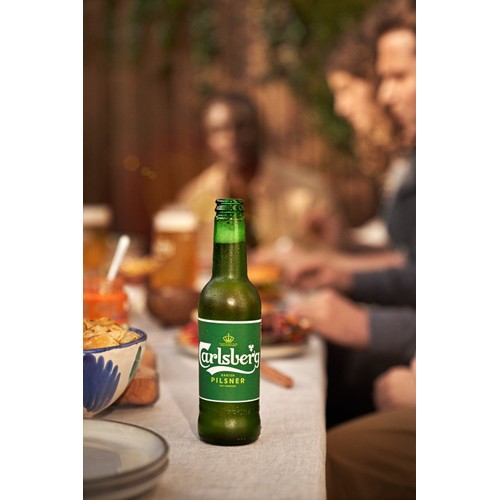 Carlsberg Pilsner Danish Lager Beer Bottles
