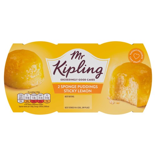 Mr Kipling Lemon Sponge Pudding Desserts