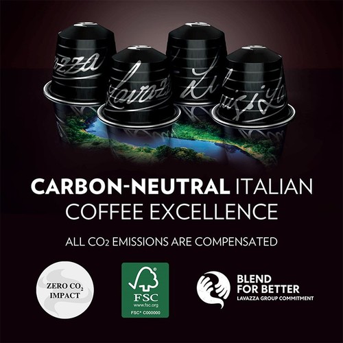 Lavazza Espresso Intenso Aluminium Nespresso Compatible Capsules
