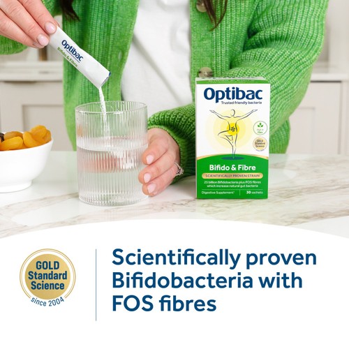 Optibac Probiotics Bifido & Fibre - 10 Sachets