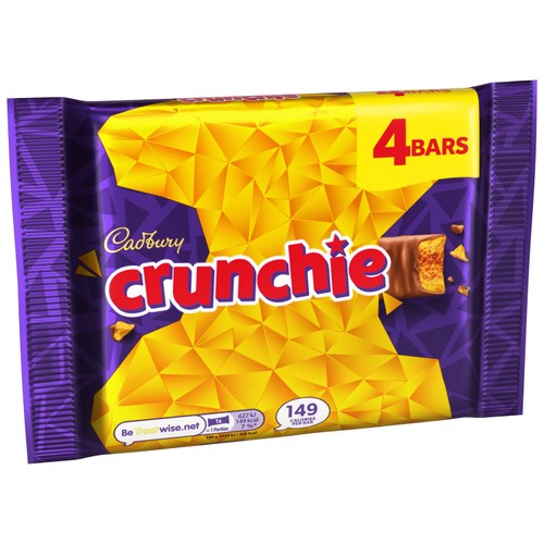 Cadbury Crunchie Chocolate Bar Multipack