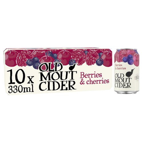 Old Mout Berries & Cherries Cider Cans