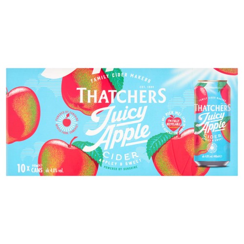 Thatchers Juicy Apple 10pk Can