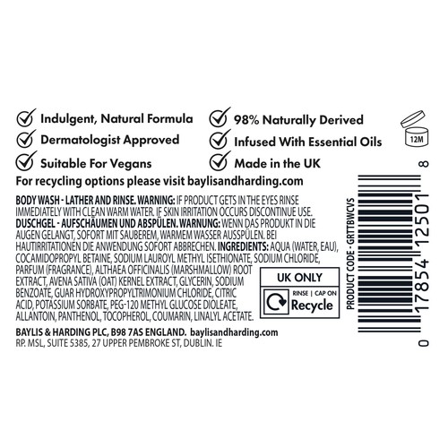 Baylis & Harding Goodness Coconut, Vanilla & Shea Body Wash