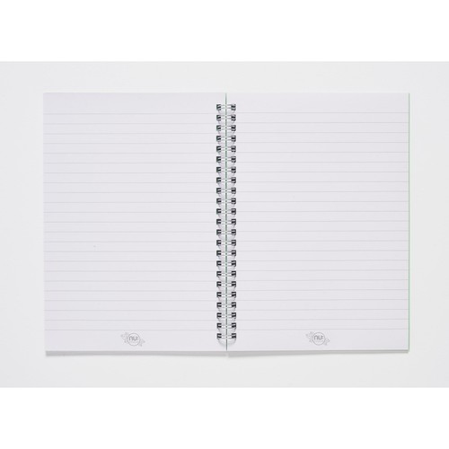 Nuco Nu Evolve Tropical A5 Wiro Notebook, Green, 160 pages